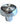 KNOB -EARLY STYLE CHROME- SCOUT- TERRA- TRAVELER