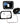HEADLIGHT HOUSING SET WITH BEZEL & RETAINER RING -1980 SCOUT II- TERRA- TRAVELER